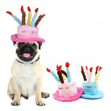 Gorro Fiesta Cumpleaños Mascotas Disfraz Perros Y Gatos - Cs