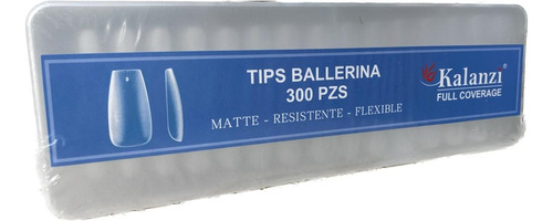 Tips Ballerina Matte Flexible  300pz