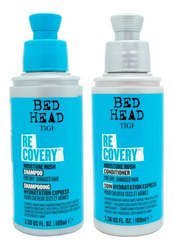 Tigi Shampoo + Acondicionador Recovery Hidratante Travel 100