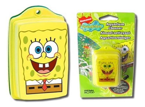 Raspador Magnetico Bob Esponja Penn Plax -limpieza De Vidrio