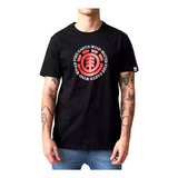 Element Seal Tee Negra Remera