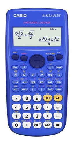 Calculadora Cientifica Casio Fx-82la Plus Azul Rosa Oficial