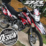 Calcomanias  Dr 150 Suzuki Personalizadas Kit De Stickers