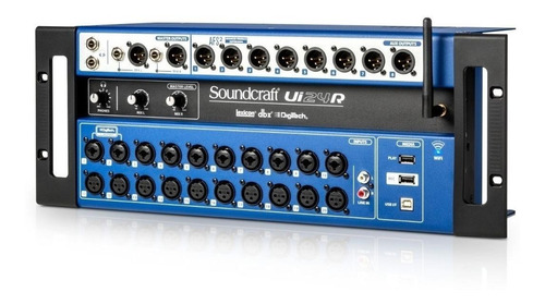 Mesa Digital Mixer Soundcraft Ui24r 24 Canais Usb Wi-fi