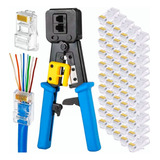 Crimpeadora Ez Rj45 +50 Conector Cat6 Prensa Anticorte