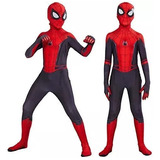 Niños Disfraz De Spiderman+transmisor + Reloj Cosplay Ropa