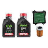 Kit Service Bajaj Rouser Rs 200 Motul 5100 + Filtros Coyote