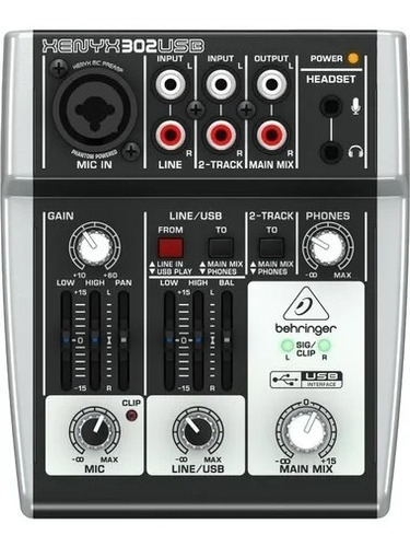 Consola De Sonido Mixer Audio Behringer Xenyx 302usb Dj