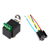 Mini Relay Universal 4 Patas 30a Con Fusible Y Ficha Zocalo