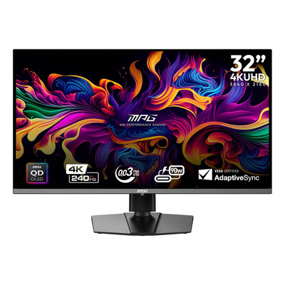 Monitor Gamer 32  Msi Mpg 321urx Qd-oled 0.3ms 240hz 4k Uhd | Envío gratis