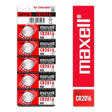 Pack Maxell Cr2016 3v 5 Unid