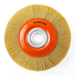 Cepillo Circular Rizado Bronceado 175 Mm Hamilton Bcr175 Color Naranja