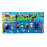 Pack X8 Muñecos Stumble Guys Mr Stumble Juguete Blister Kit