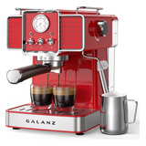 Cafetera Espresso Galanz, Retro, Con Espumador, 1350w