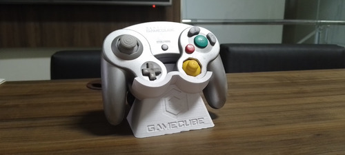 Suporte Controle Game Cube Fio Enrolado E Controle Proteção