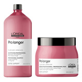 Combo Loreal Pro Longer Shampoo 1,5lts + Máscara 500ml