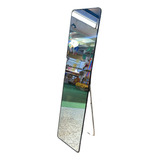Espelho Decor Retangular Grande Parede Chão Base Ret 1,47 Cm