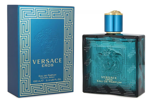 Perfume Versace Eros Eau De Parfum Para Hombre 100 Ml Spray