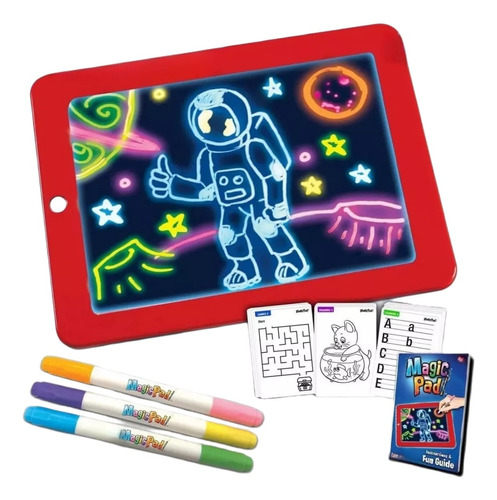 Proyector Dibujo Caballete Infantil Pizarron Led Tablet Niño