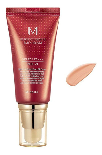 Missha M Perfect Cover Bb Cream Spf 42 Pa+++ Base Maquillaje