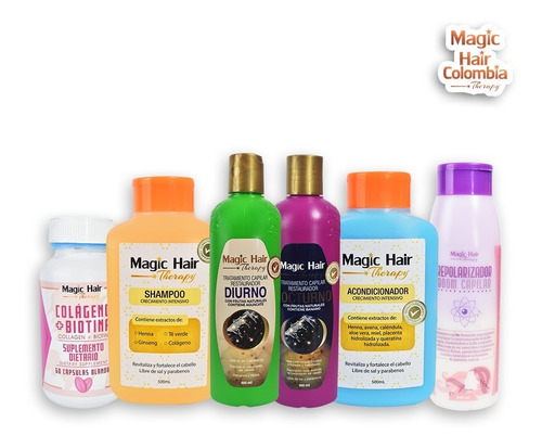 Kit Completo Magic Hair Therapy Cabello - - G A $15