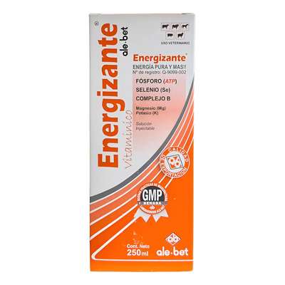 Energizante Vitaminico 250 Ml Fosforo Atp Selenio Complejo B | Envío gratis