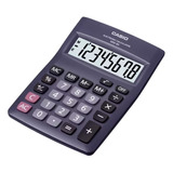 Calculadora Casio Mod Mw8v-bk De Escritorio