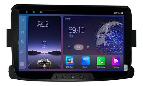 Stereo Android Pantalla 8¨ Renault Kangoo 2018-2023 Carplay