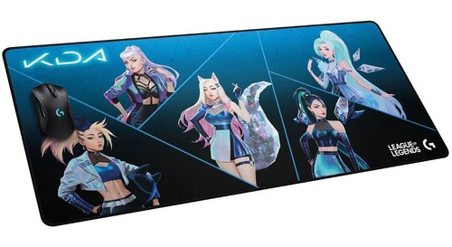 Mouse Pad Logitech G840 Xl Edicion League Of Legends Kda Lol