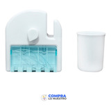 Portacepillos Con Dispensador De Crema Dental.