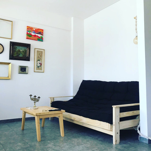 Futon Sillón Cama Más Colchón De Tres Cuerpos Oferta