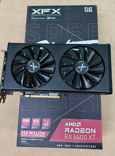 Tarjeta Grafica Placa De Video Rx 6600 Xfx 8gb Como Nueva