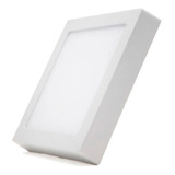 Plafon Luminaria Led Bivolt Sobrepor 30x30 Branco Frio 32w