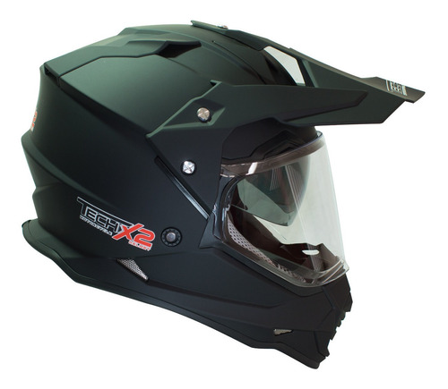 Casco Moto Deportivo Cross Doble Proposito Certificado 632a