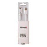 Cable Cargador Rapido Y De Datos Mow! Para iPhone Blanco