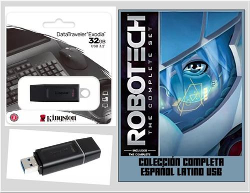 Usb 32 Gb - Robotech Colección 