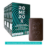  Shampoo Anticaída Romerox Tratamiento Cabello Y Barba 3 Pack