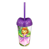 Vaso Pitillo Princesa Sofia Botilito Sorpresa Piñata X12und 