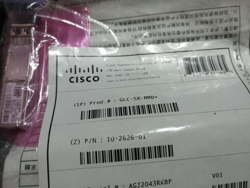 Cisco Glc-sx-mmd= 1000bsx Transceptor Mini-gbic