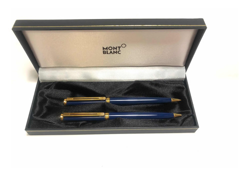 Montblanc Bolígrafo Y Lapicero Noblesse Oblige Azul Orig