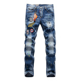 Jeans Dsquared2 Estilo Urbano Hip-hop De Moda Para Hombre