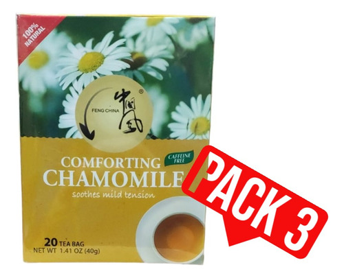 Té Consolador Manzanilla 20 Bolsitas - Lireke