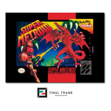 Pôster Capa Super Metroid Super Nintendo Snes 29,7x42cm