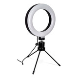 Ring Light De Mesa Com Suporte Para Celular 6 Polegadas 16cm