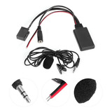 Adaptador De Cable De Audio Estéreo Para Coche, Micrófono Bl