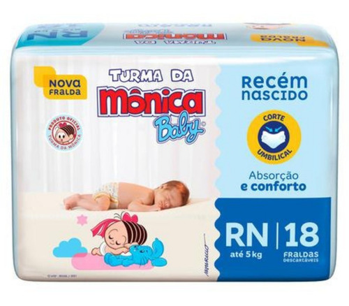 Fralda Turma Da Monica Baby Jumbinho - Escolha O Tamanho