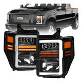 Faros Ford F250 F350 Superduty 2008 2009 2010 Led Secuencial