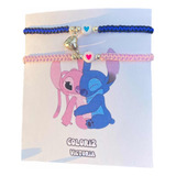 Pulseras Magnéticas Lilo Y Stitch Con Caja Decorada