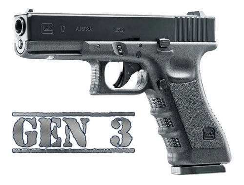 Pistola Aire Comprimido Glock 17 Co2 Blowback 18 Tiros 4,5