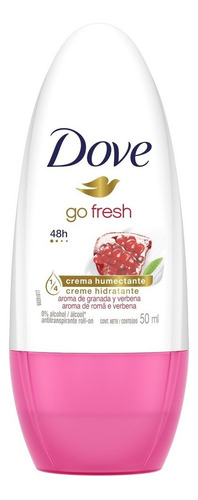 Desodorante  Roll-on Go Fresh Romã E Verbena 50ml Dove